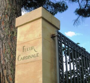 Chateau Fleur cardinal Fleur cardinal sign 300x279 Chateau Fleur Cardinale St. Emilion Bordeaux Wine