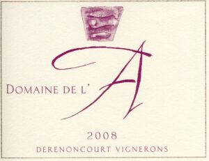 Domaine de l'A Stephane Derenoncourt ETIQUETTEA2008 300x231 Domaine de lA Cotes de Castillon Bordeaux Wine