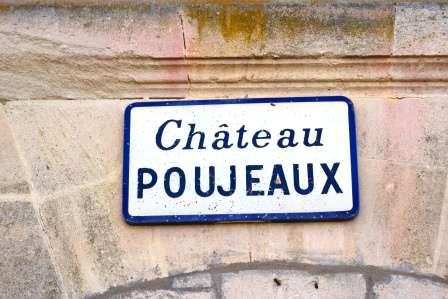 Chateau Poujeaux  Sign