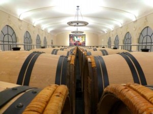 Pavie Barrel Cellars hall