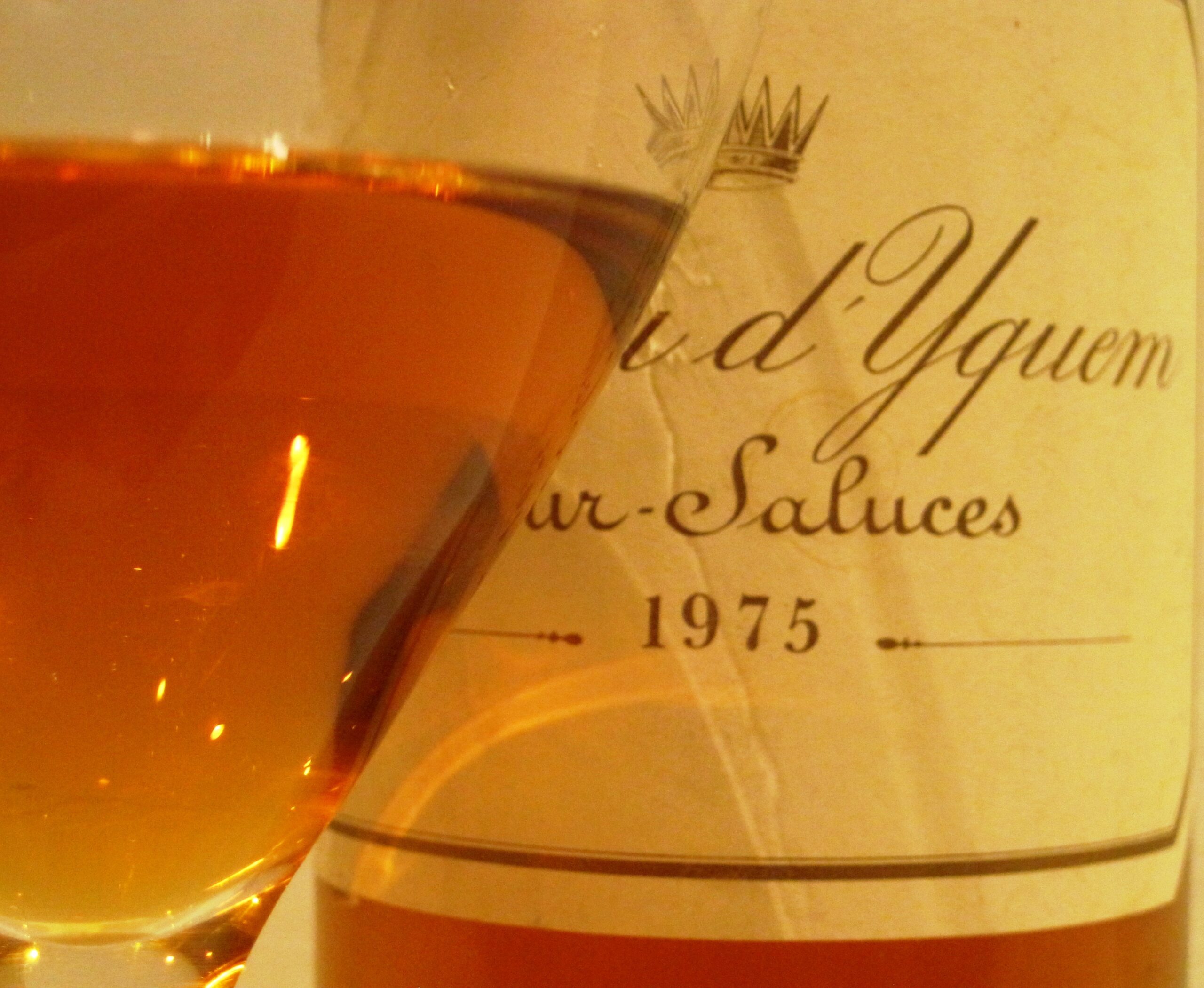 1975 Chateau d’Yquem Bordeaux wine, is heaven in a glass