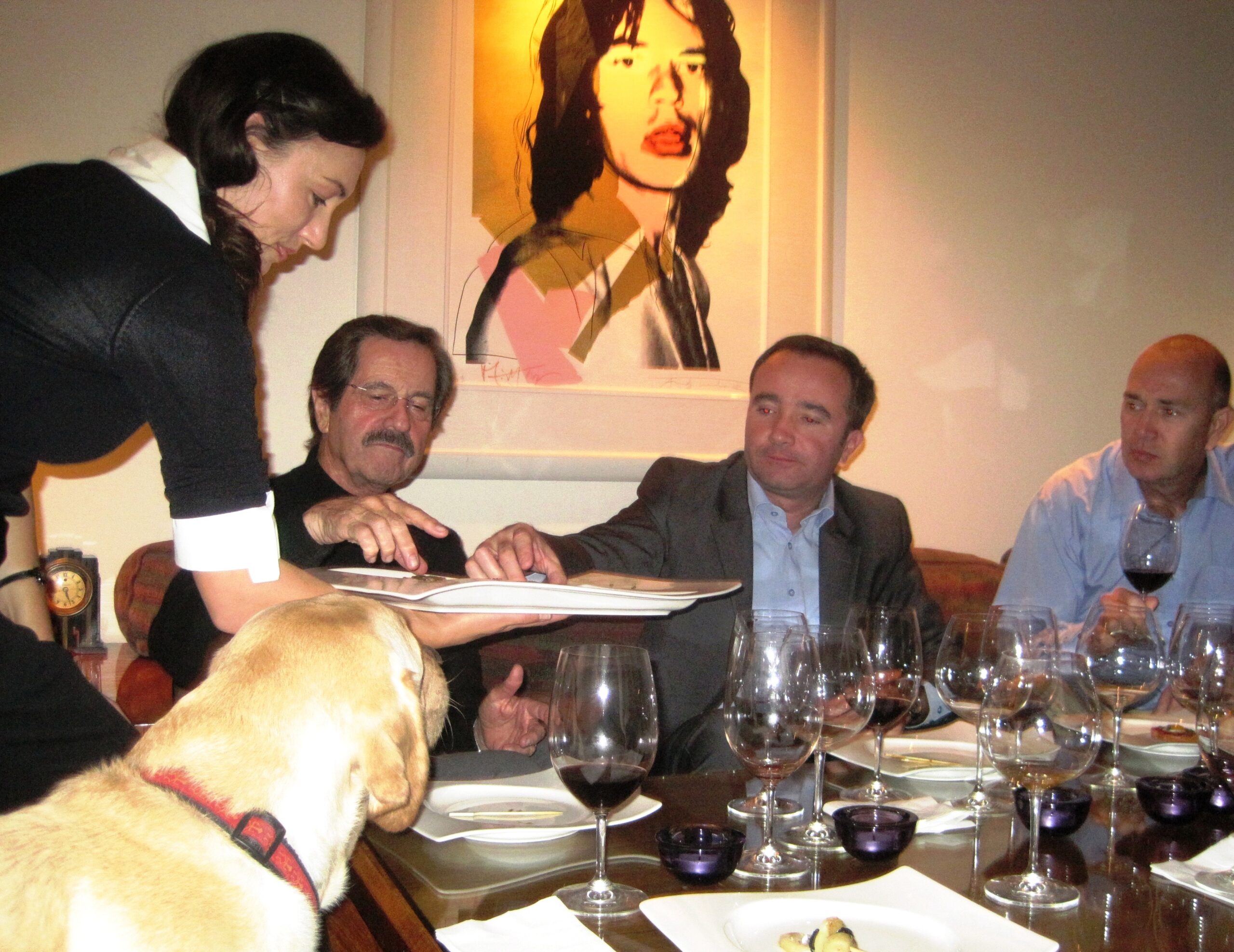 Jean-Philippe Delmas Haut Brion and other wines shared over dinner