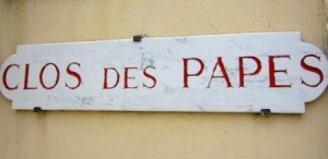 Clos des Papes sign