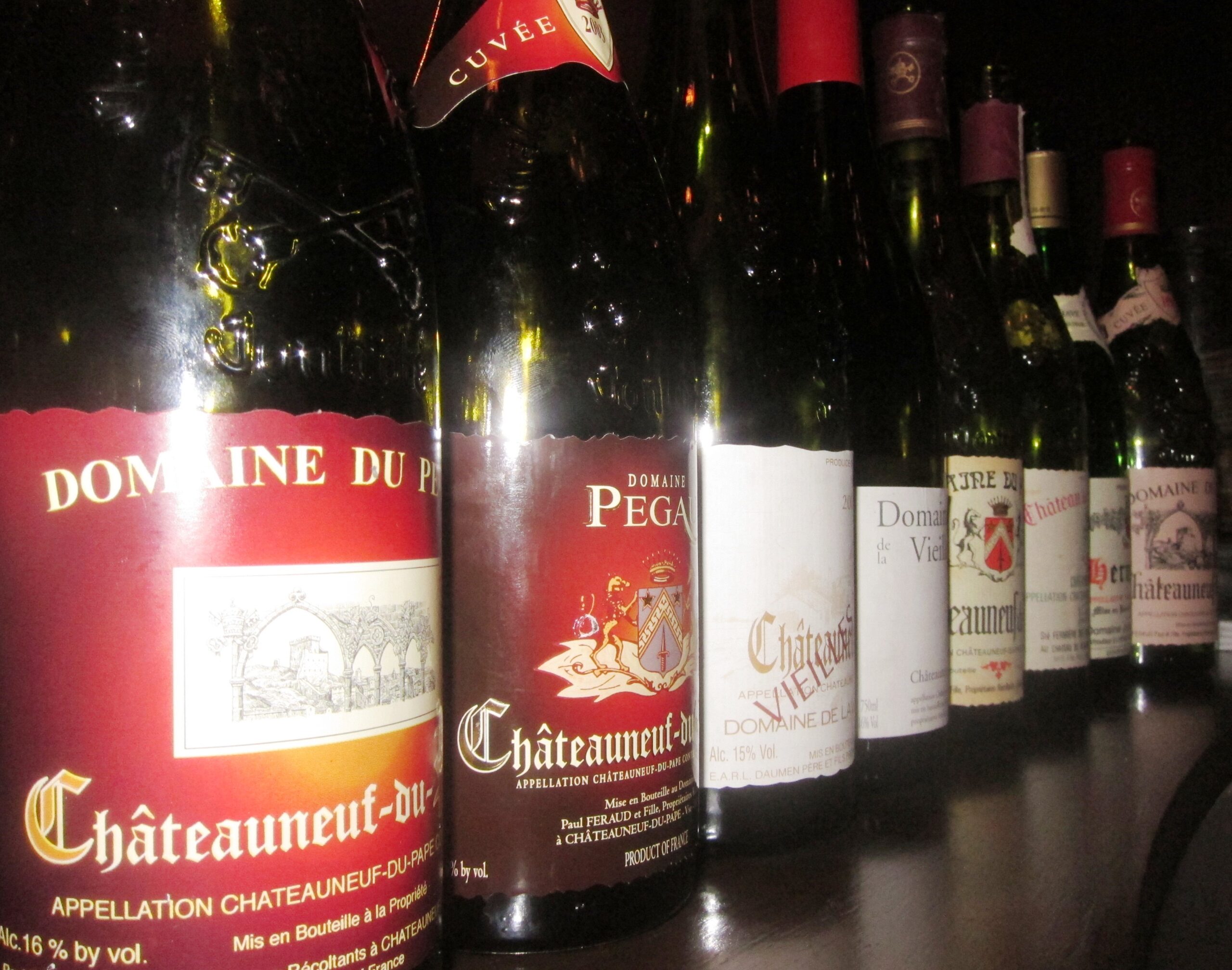 Chateauneuf du Pape Rhone Wines in London at The Ledbury