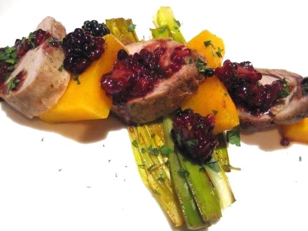 Pork, Grenache, Rib Cap, Squash, Chateauneuf du Pape Wine Food Pairing