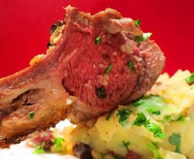 Lamb, Potatoes and Bordeaux Wine, Perfect For Dinner!