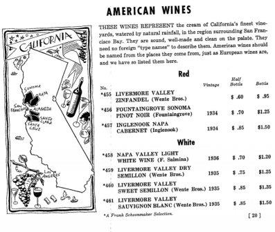 california-old-wine-menu