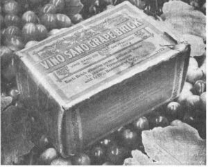 Prohibition grape bricks