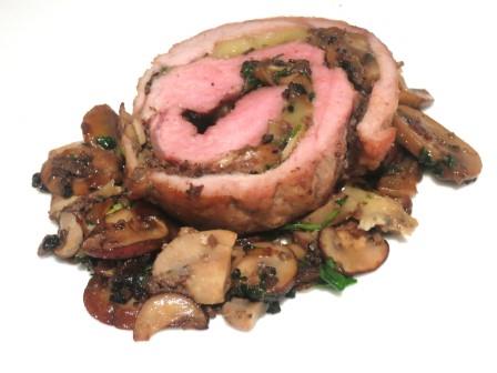 Veal Stuffed with Truffles paired with Old Bordeaux for Dinner